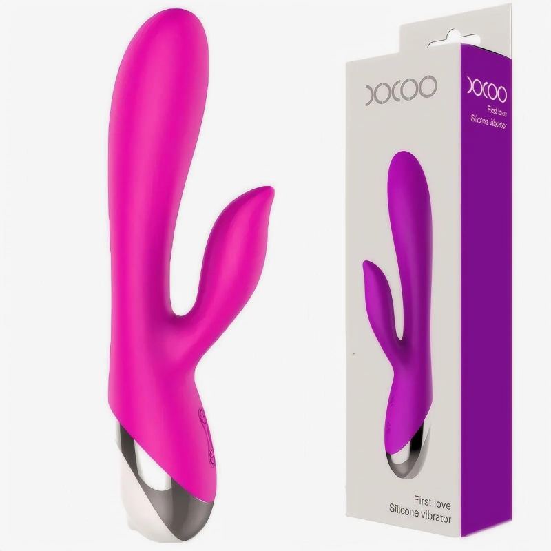 Dual Rabbit Vibrator – 10 Modes, Rechargeable