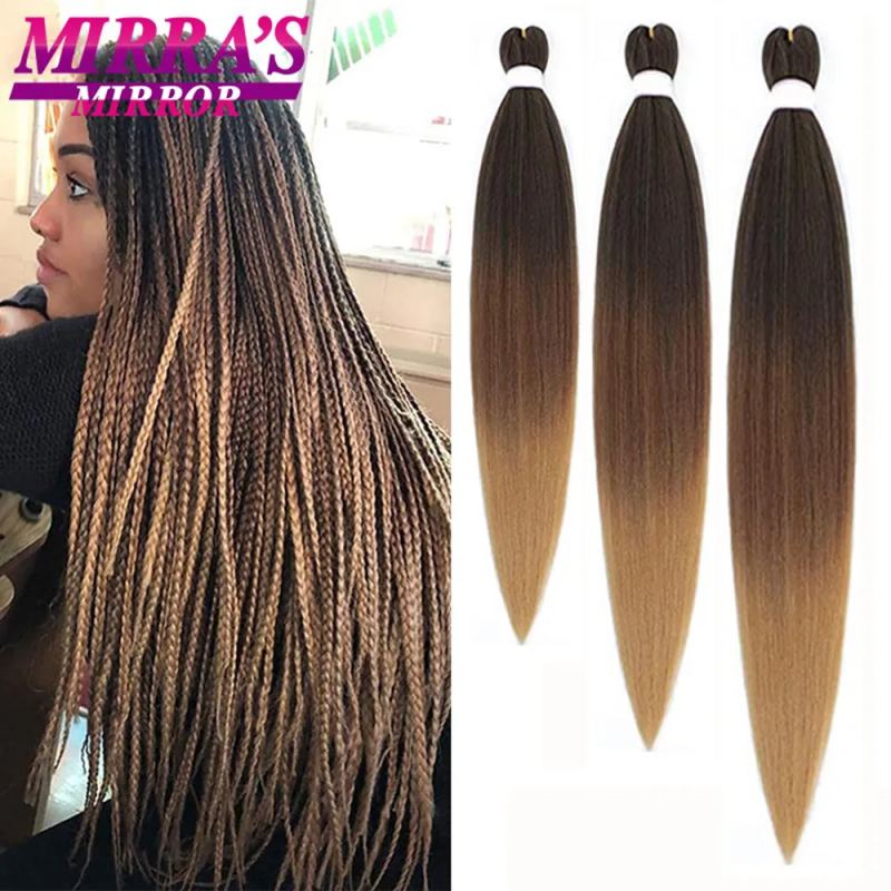 Pre Stretched Synthetic Braiding Hair Extensions