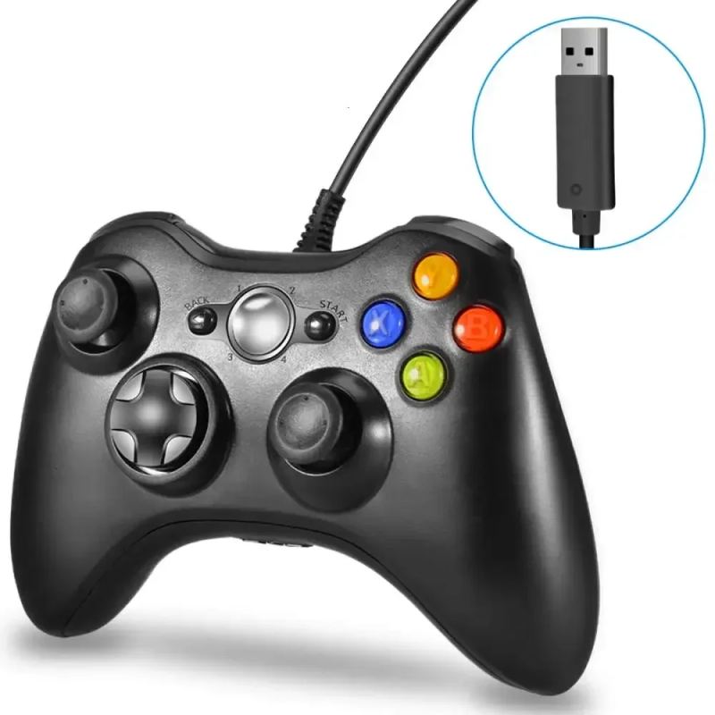 Wired USB Controller for Xbox 360 and PC