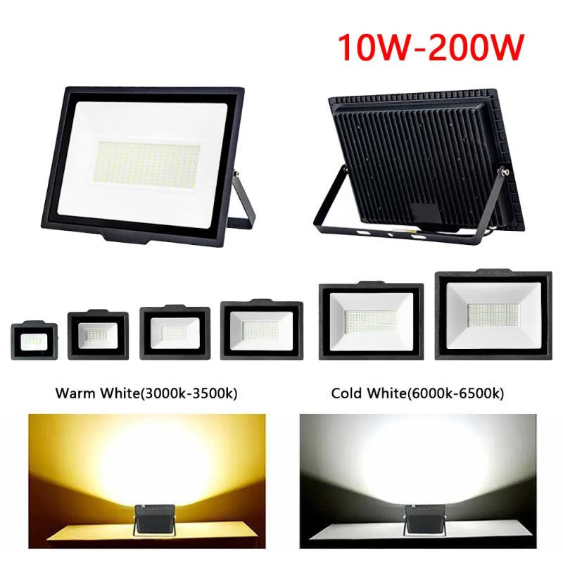 LED Flood Light 10W to 200W, IP67 Waterproof