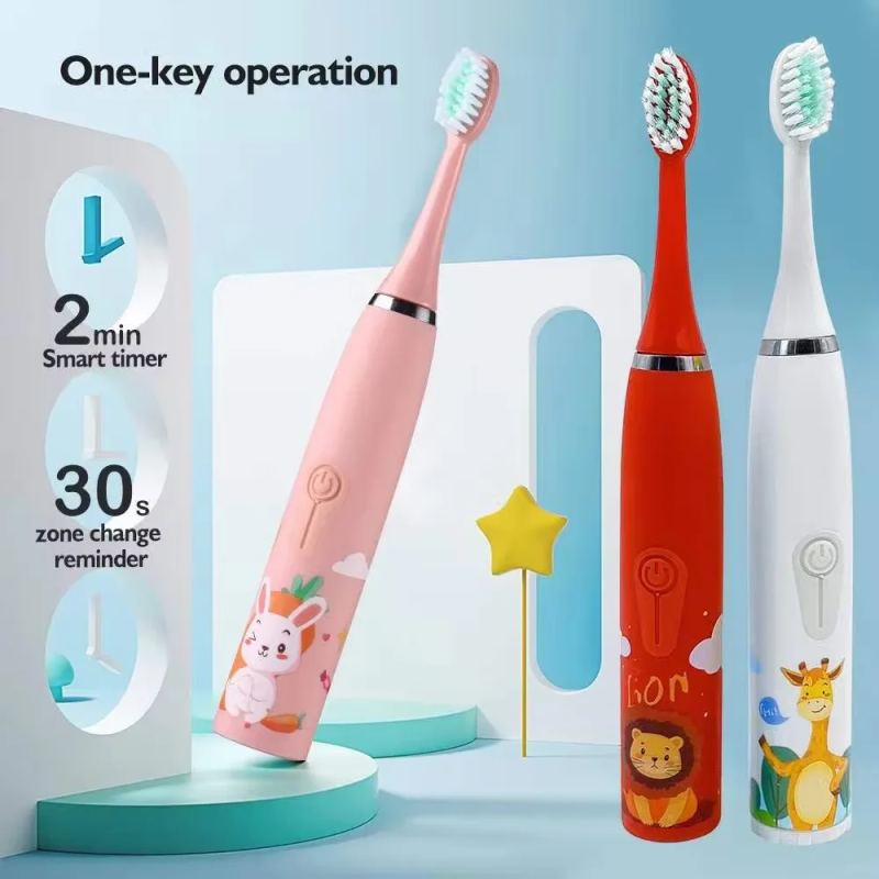 Kids' Electric Toothbrush with 5 Heads