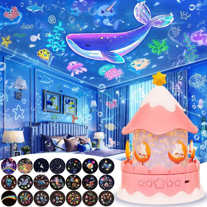 21-in-1 Star Galaxy Projector Night Light