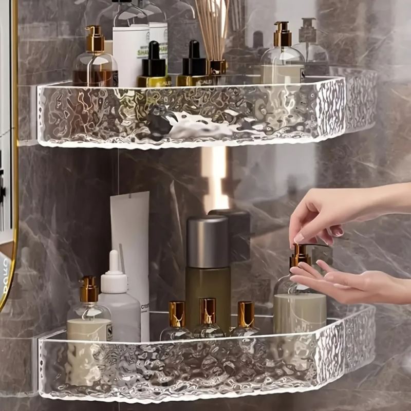 Plastic Bathroom Corner Shelf
