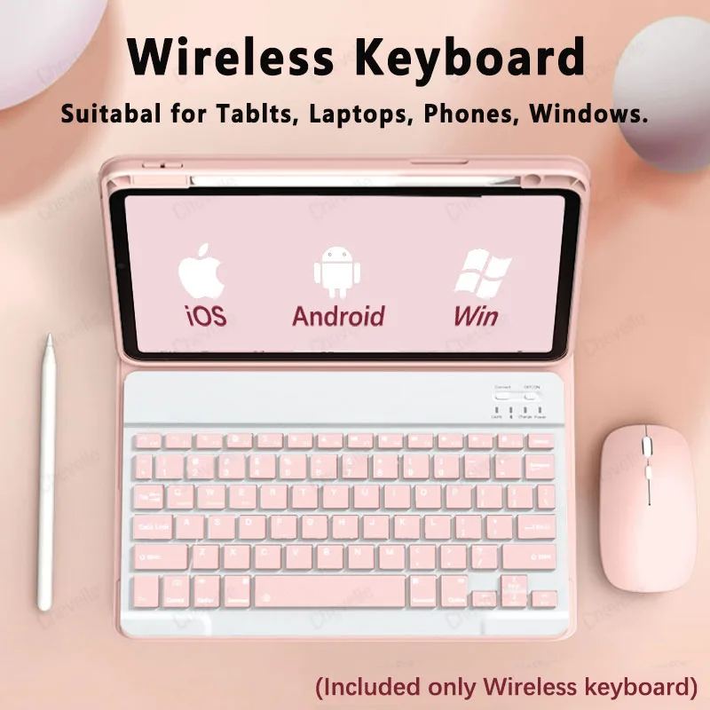 Wireless Bluetooth Keyboard for Tablet & Phone