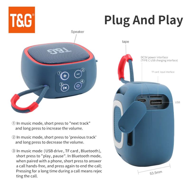 Mini Portable Bluetooth Speaker