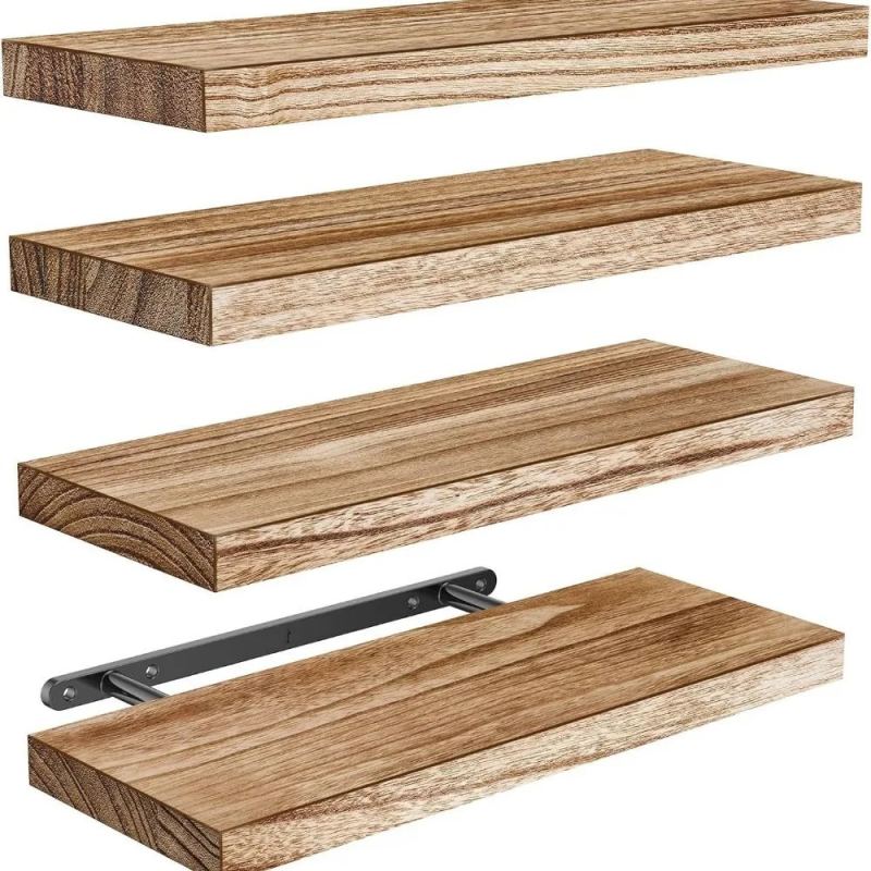Wooden Floating Wall Shelf
