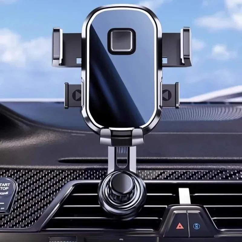 Car Phone Holder Air Vent Clip with Wide Clamp (Fits Thick Cases)