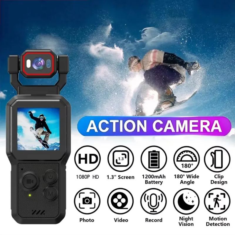 Mini Action Camera with HD Screen