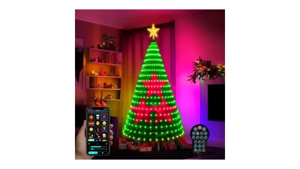 Christmas RGB LED string lights for home decoration from Mamacitta Store
