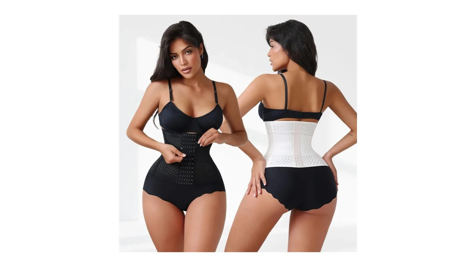 Women's waist trainer with double belts from Mamacitta Store