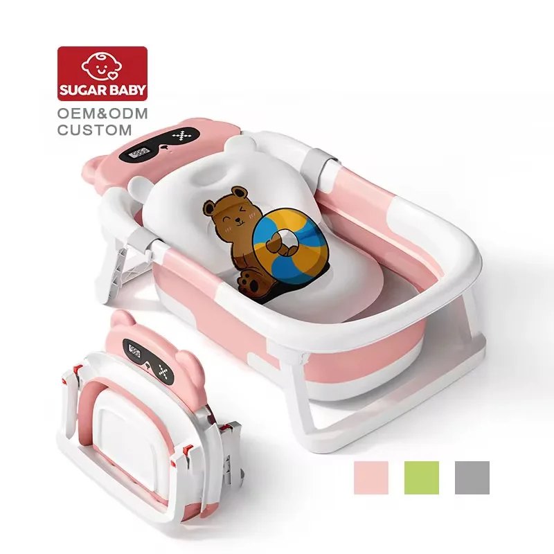 Portable travel baby bathtub