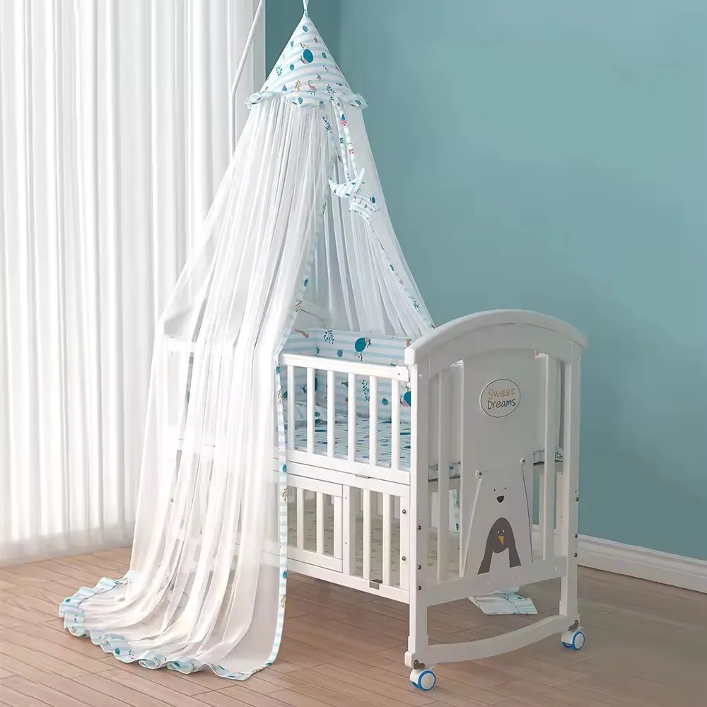 Mosquito Net portable baby cradle canopy netting with stand