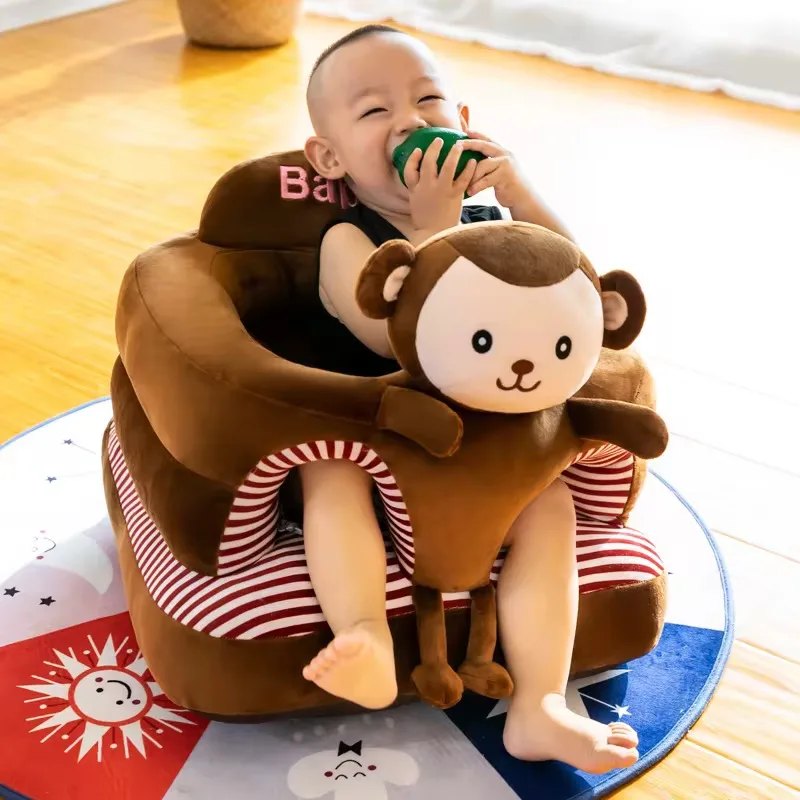 Baby learning to sit